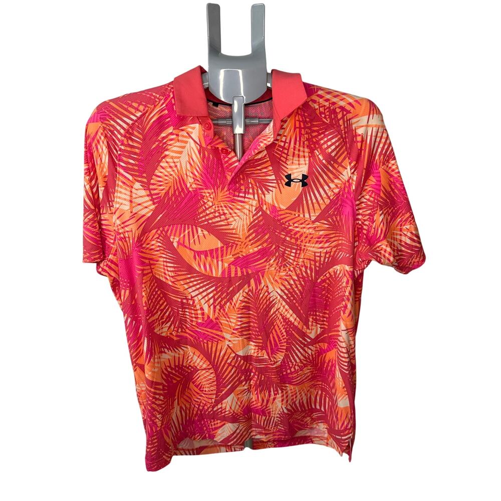 Under Armour Men's M Iso-Chill Palm Golf Polo Shirt